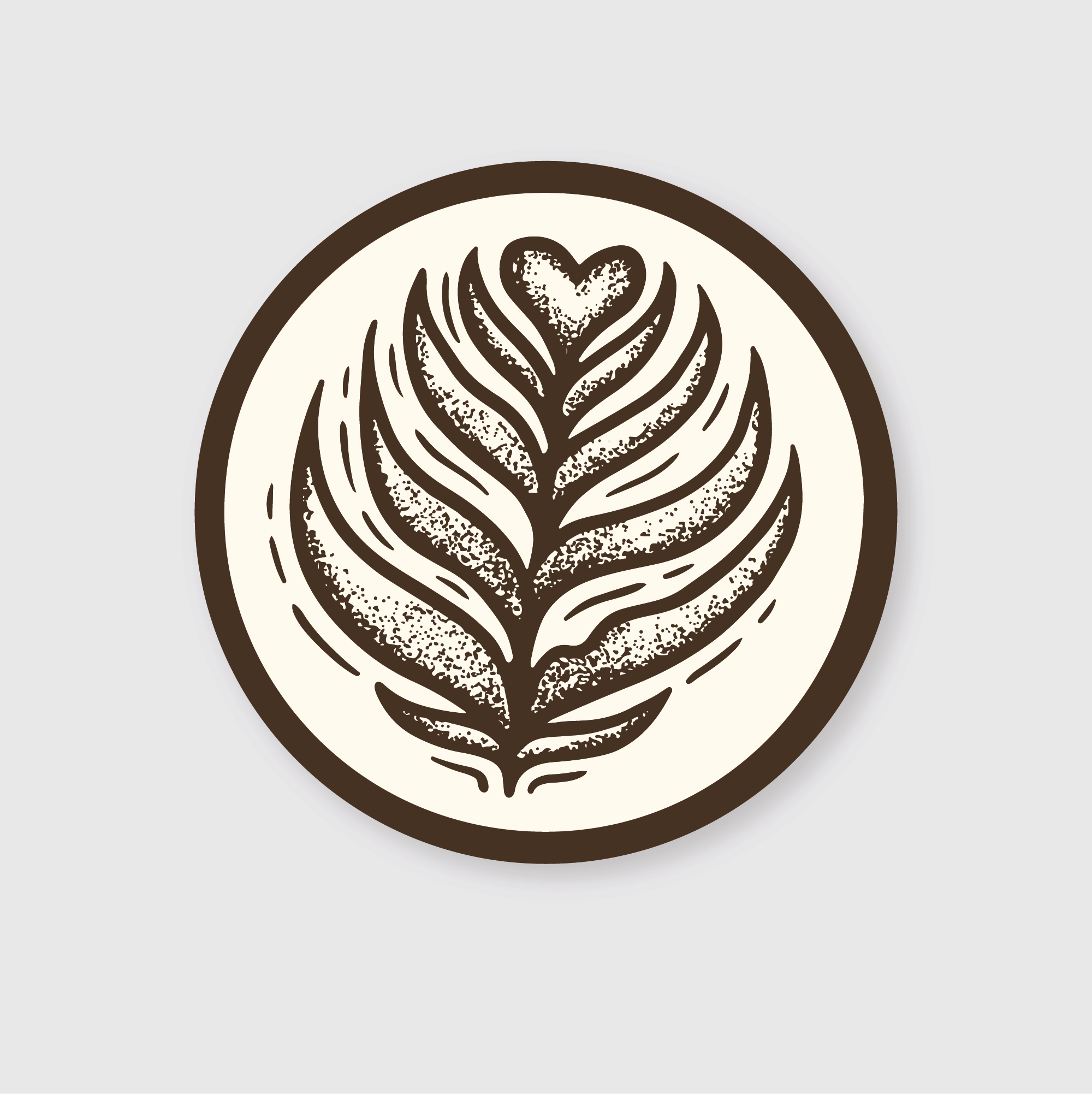 Latte Art Sticker