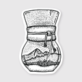 Chemex Cabin Sticker