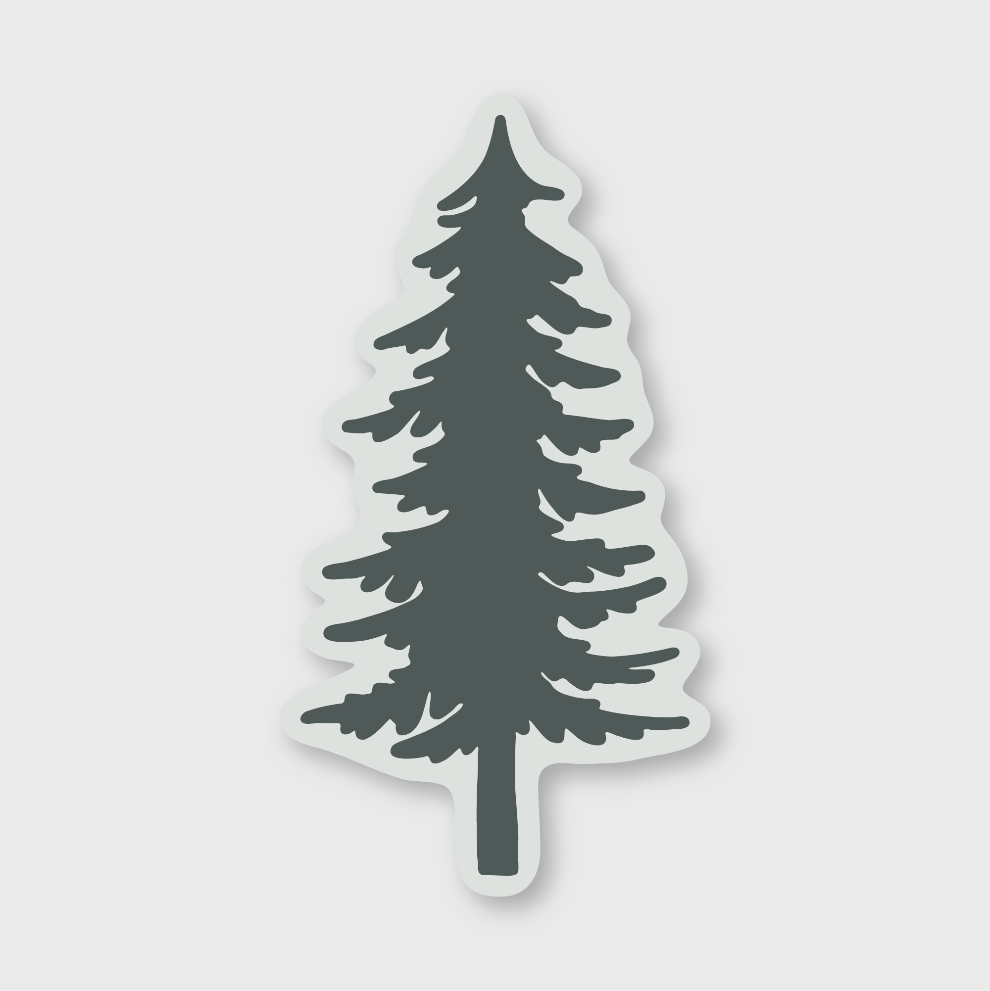 Green Pine Sticker