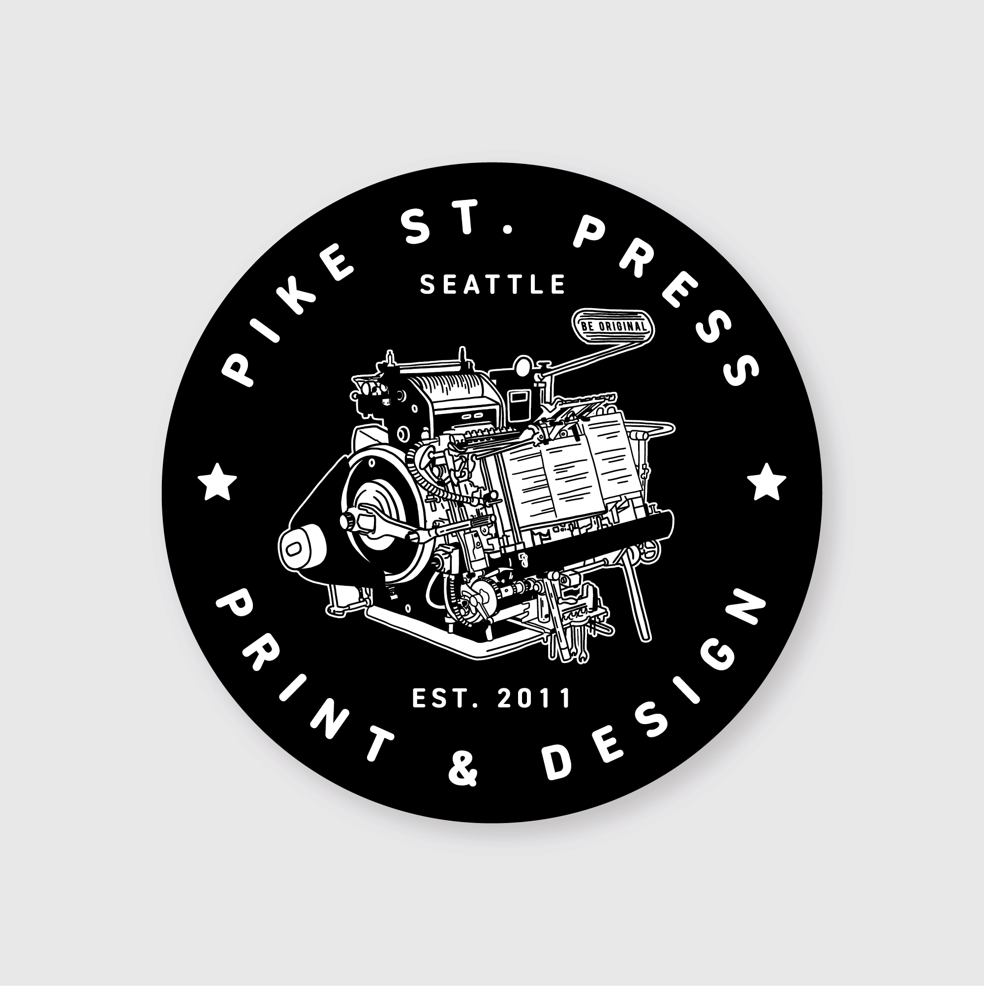 PSP Heidelberg Circle Sticker