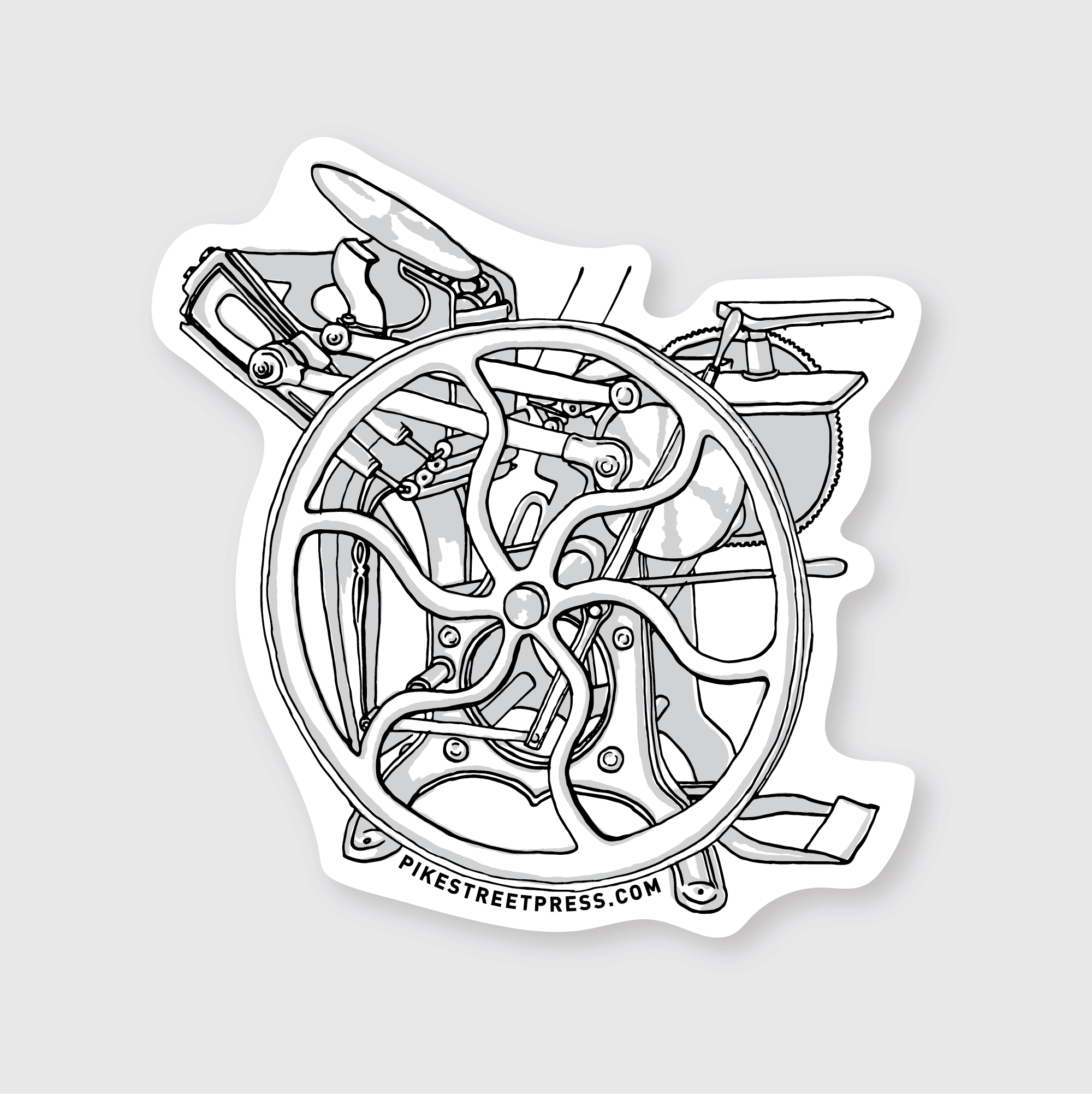 PSP CP Press Sticker