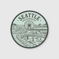 Seattle Waterfront Sticker