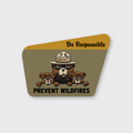 Smokey Bear Be Responsible Sticker