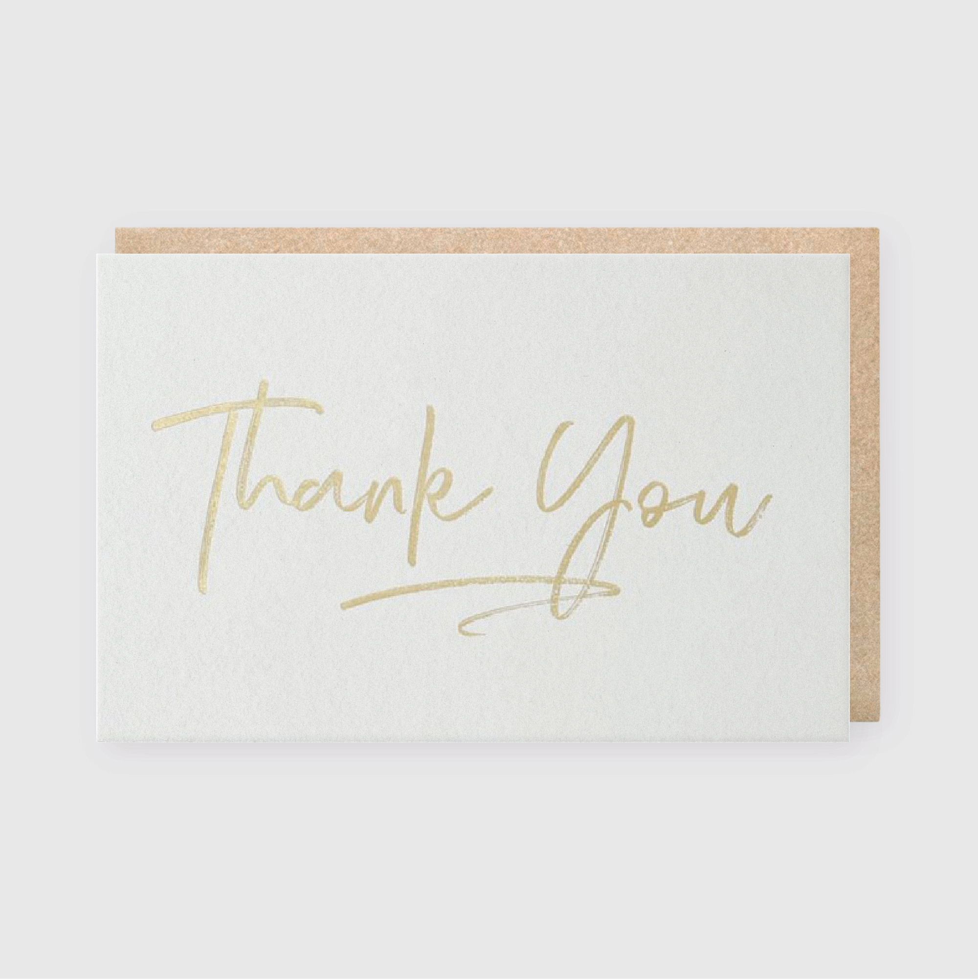 Thank You Foil Greeting Card (*Ltd)