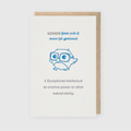 Genius Greeting Card (*Ltd)