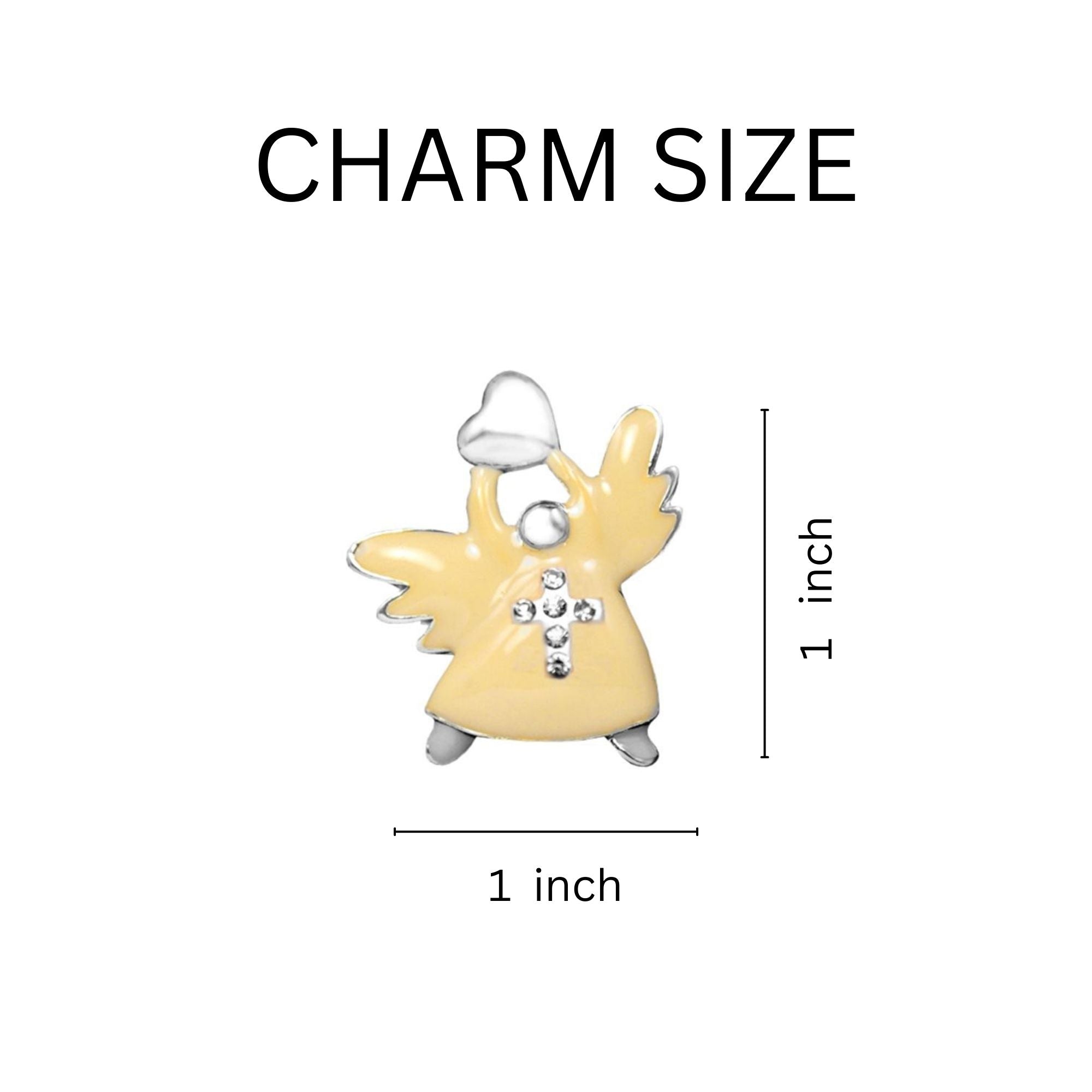Angel Cross Religious Pins