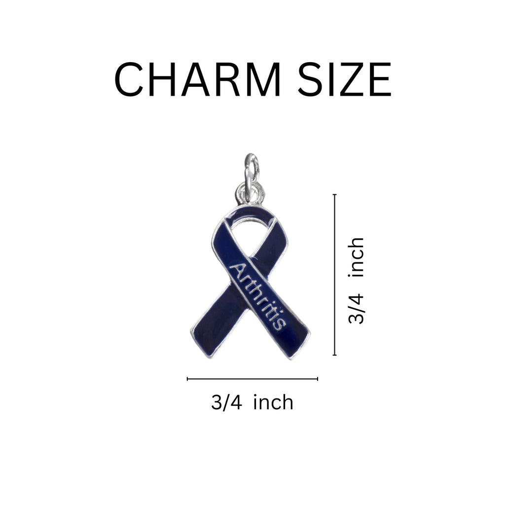 Arthritis Ribbon Awareness Charms