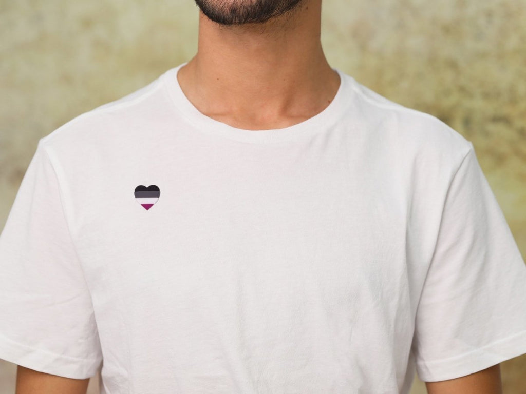 10 Pack Asexual Flag Heart Silicone Pins