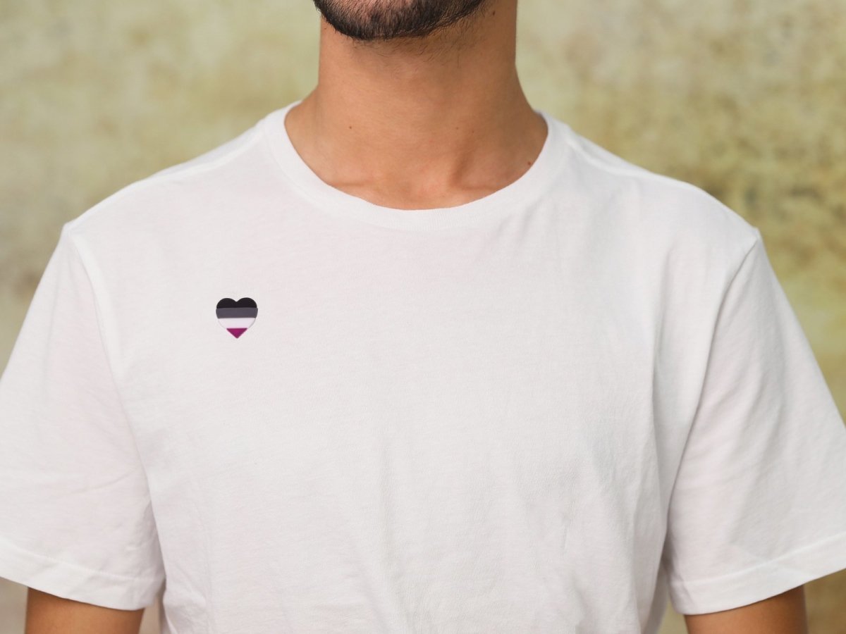10 Pack Asexual Flag Heart Silicone Pins