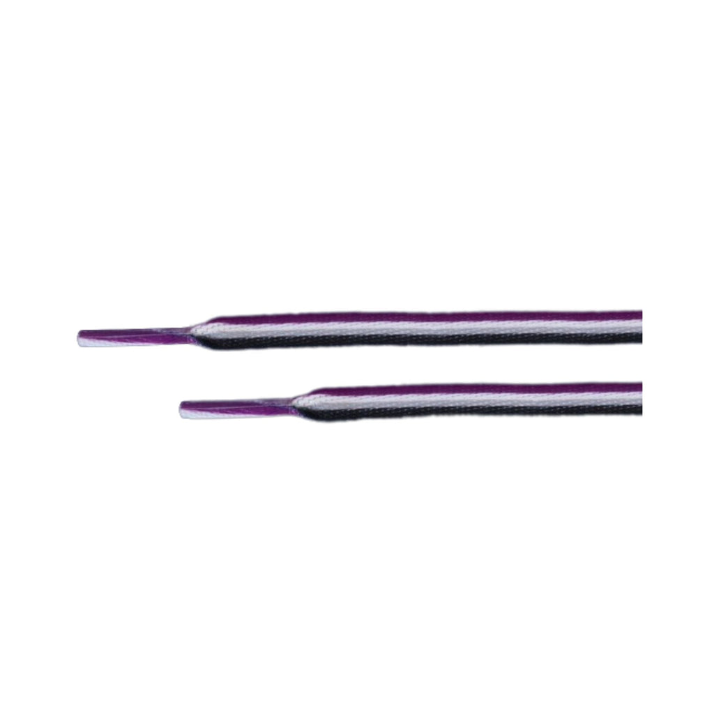 Asexual Flag Shoe Laces (1 Pair)