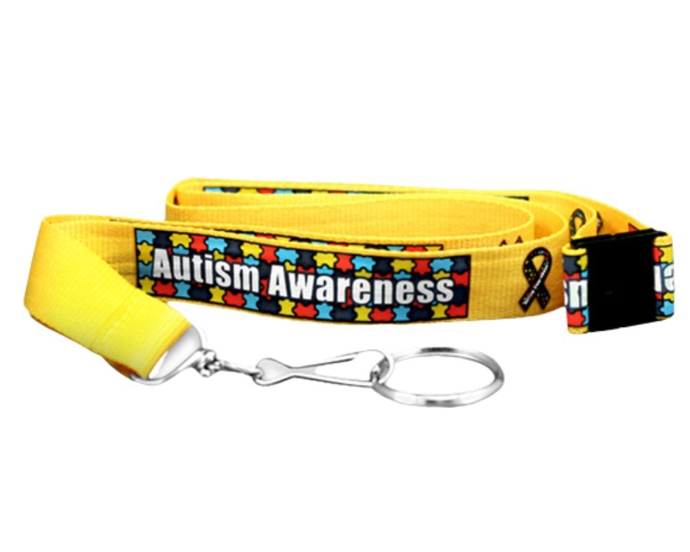 Autism Awareness Breakaway Lanyards