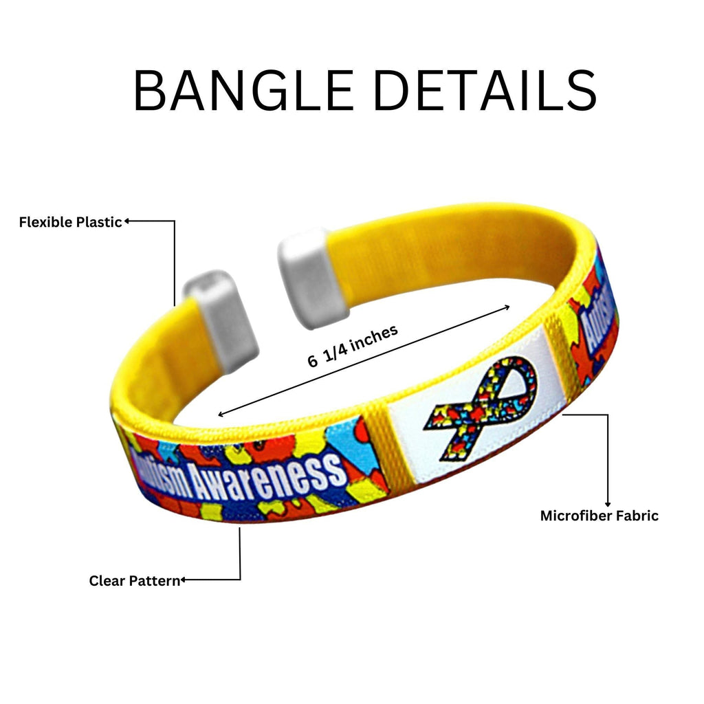 Autism Awareness Child Bangle Bracelets