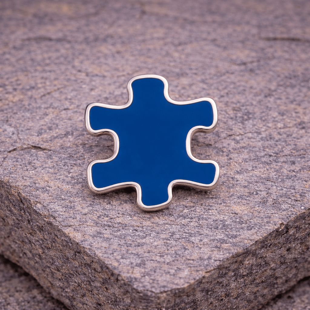 Autism Blue Puzzle Piece Pins