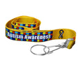 Autism Ribbon Awareness Lanyards