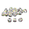 Autism Ribbon Barrel Charms