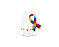 25 Pack Autism Ribbon Decals