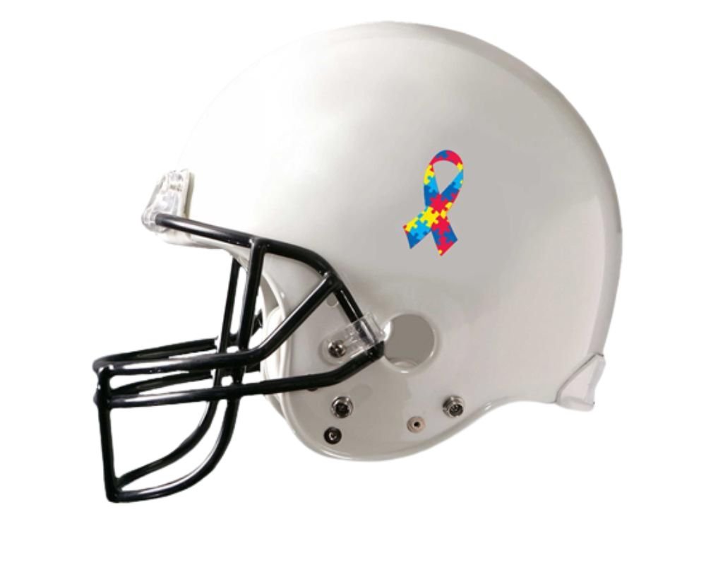 25 Pack Autism Ribbon Decals