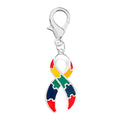 Autism Ribbon Hanging Charms