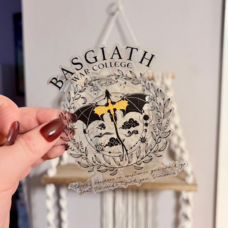Basgiath War College Suncatcher Sticker