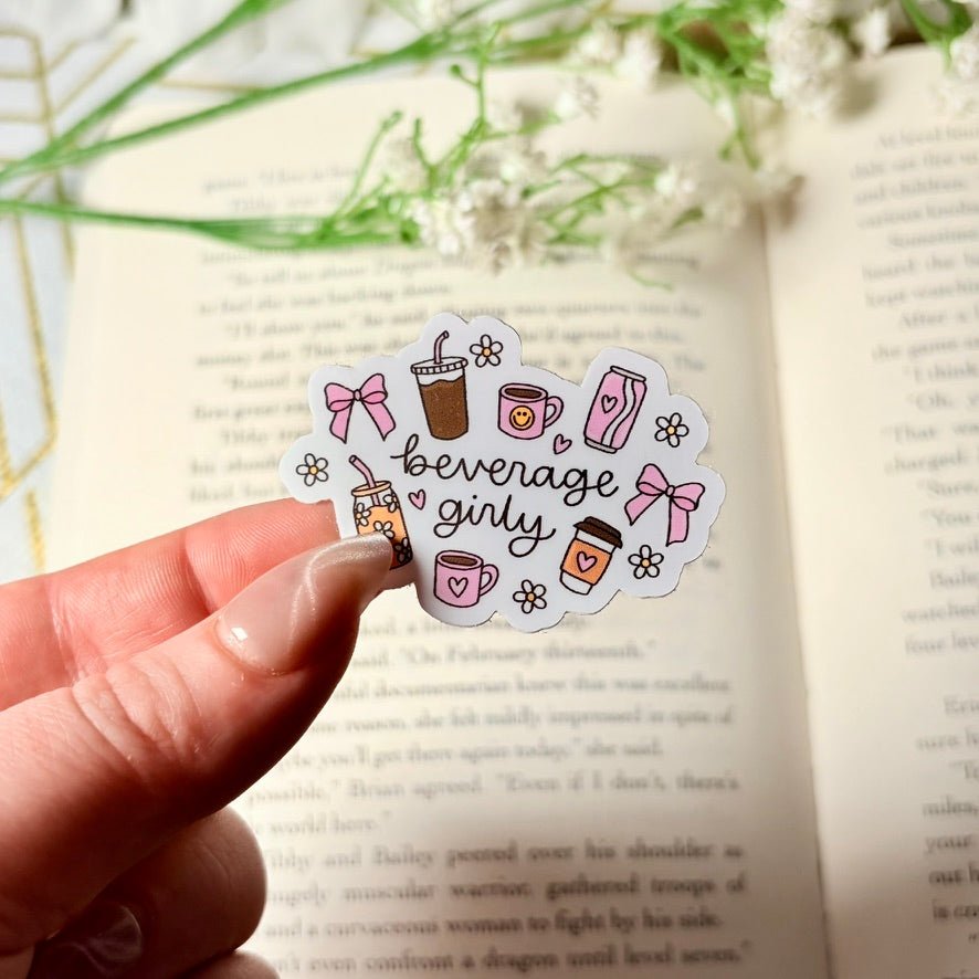 Beverage Girly 2-inch Matte Sticker