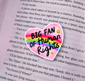 Big Fan of Human Rights Vinyl Sticker