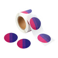 Bisexual Circle Stickers (250 per Roll)