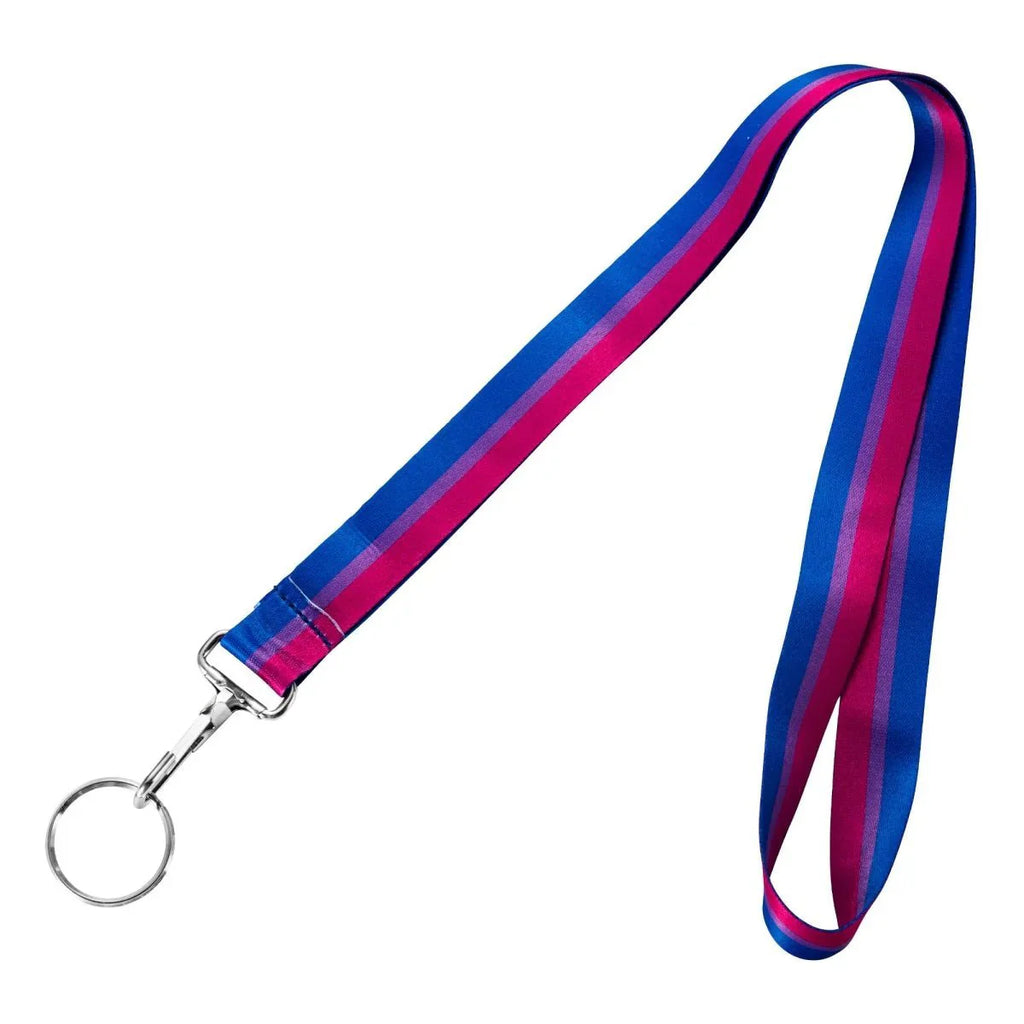 10 Pack Bisexual Flag Lanyards