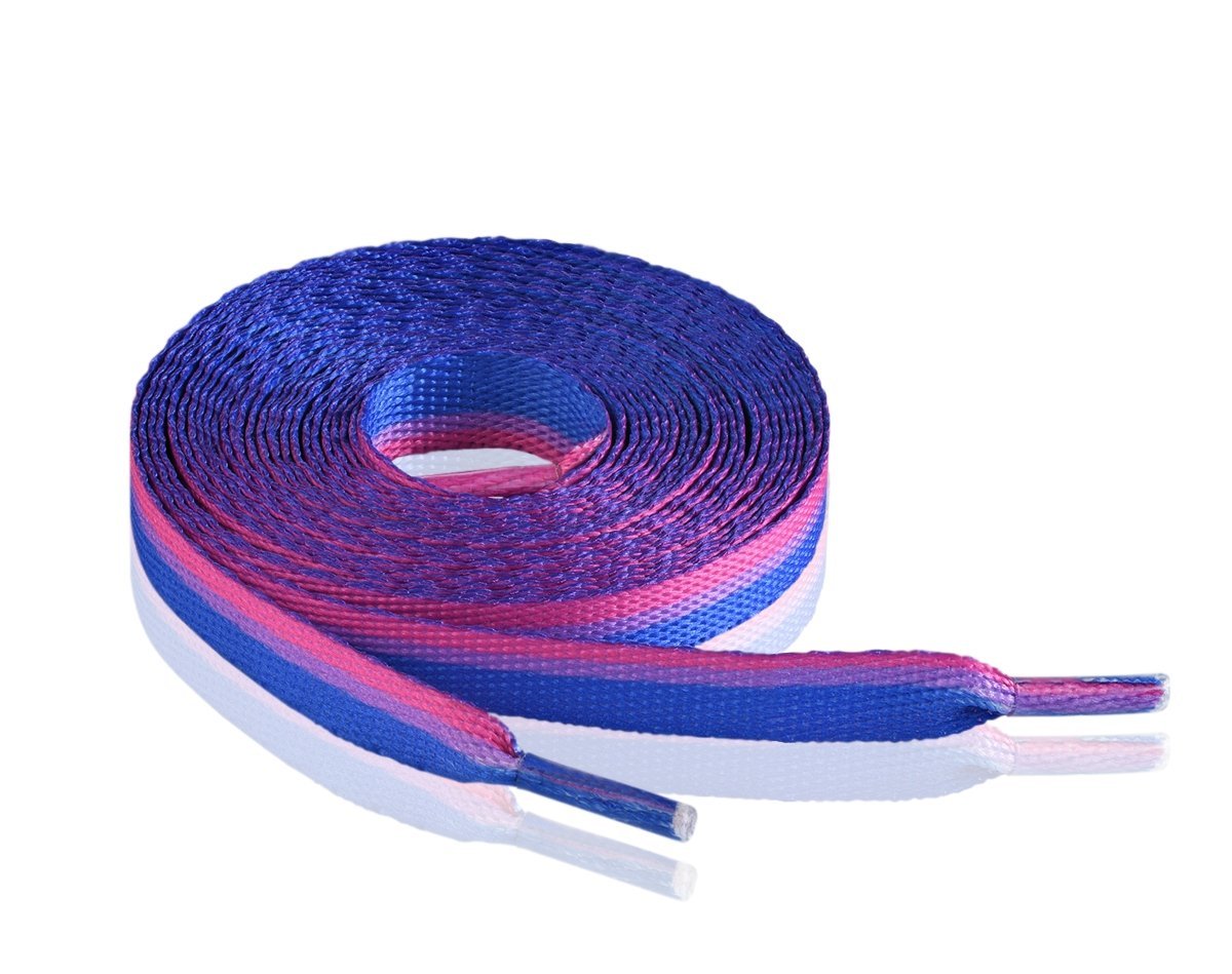 Bisexual Flag Shoe Laces (1 Pair)