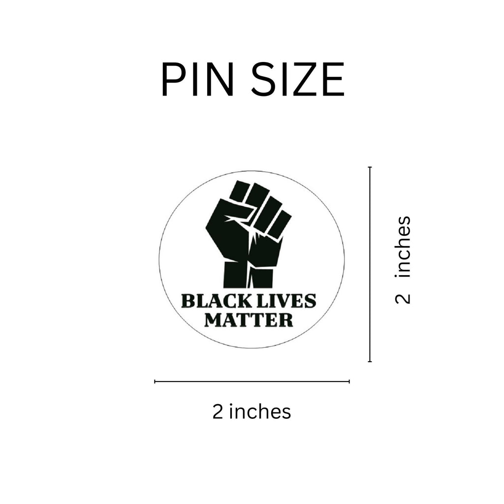 Black Lives Matter Button Pins