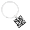 Black Lives Matter Split Style Keychains