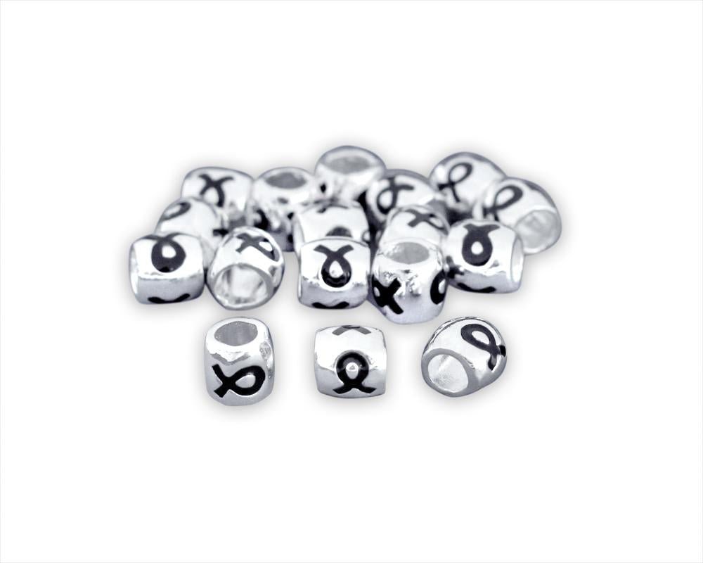 Black Ribbon Barrel Charm