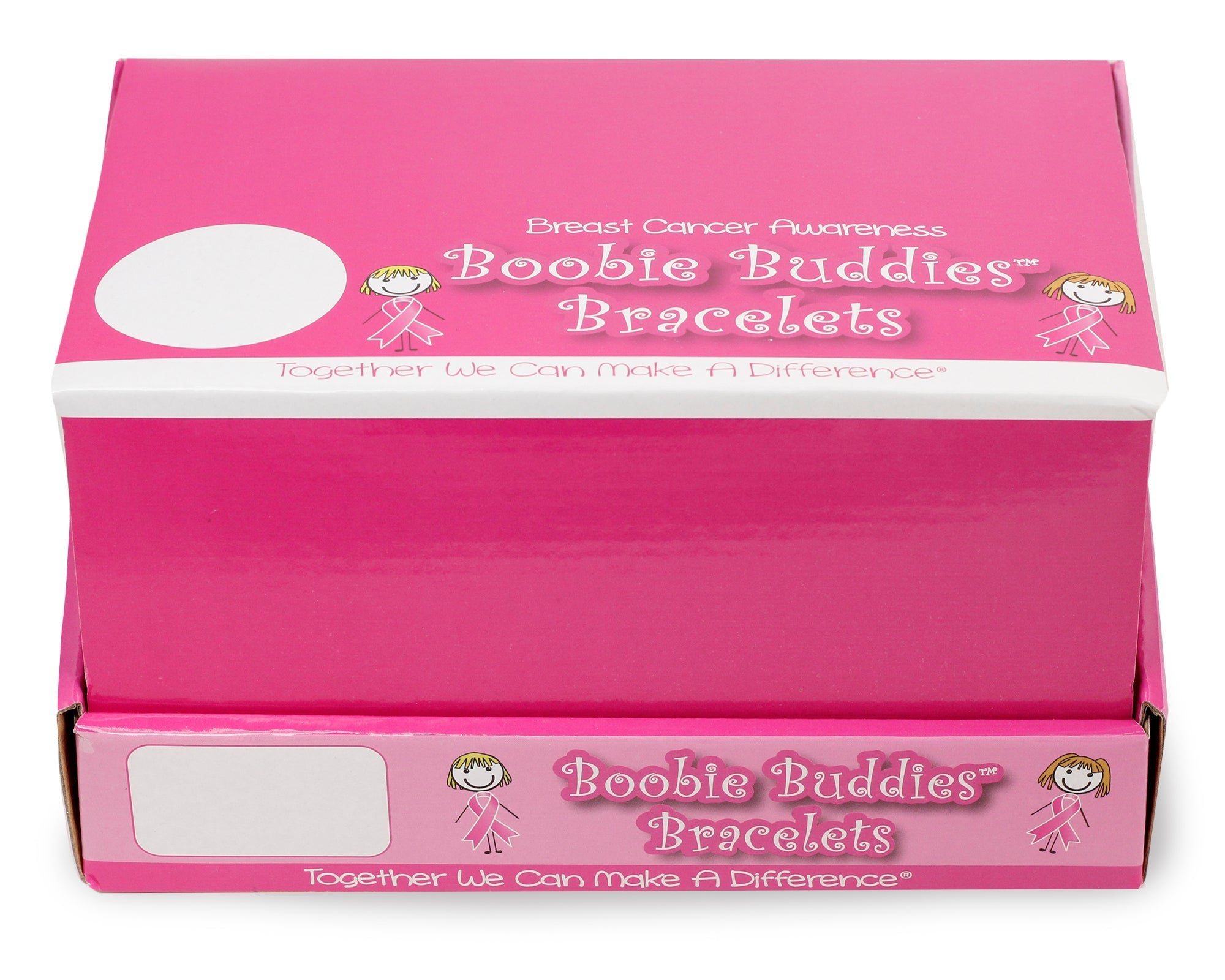 Breast Cancer Boobie Buddie Bracelet Counter Display (12 Cards)