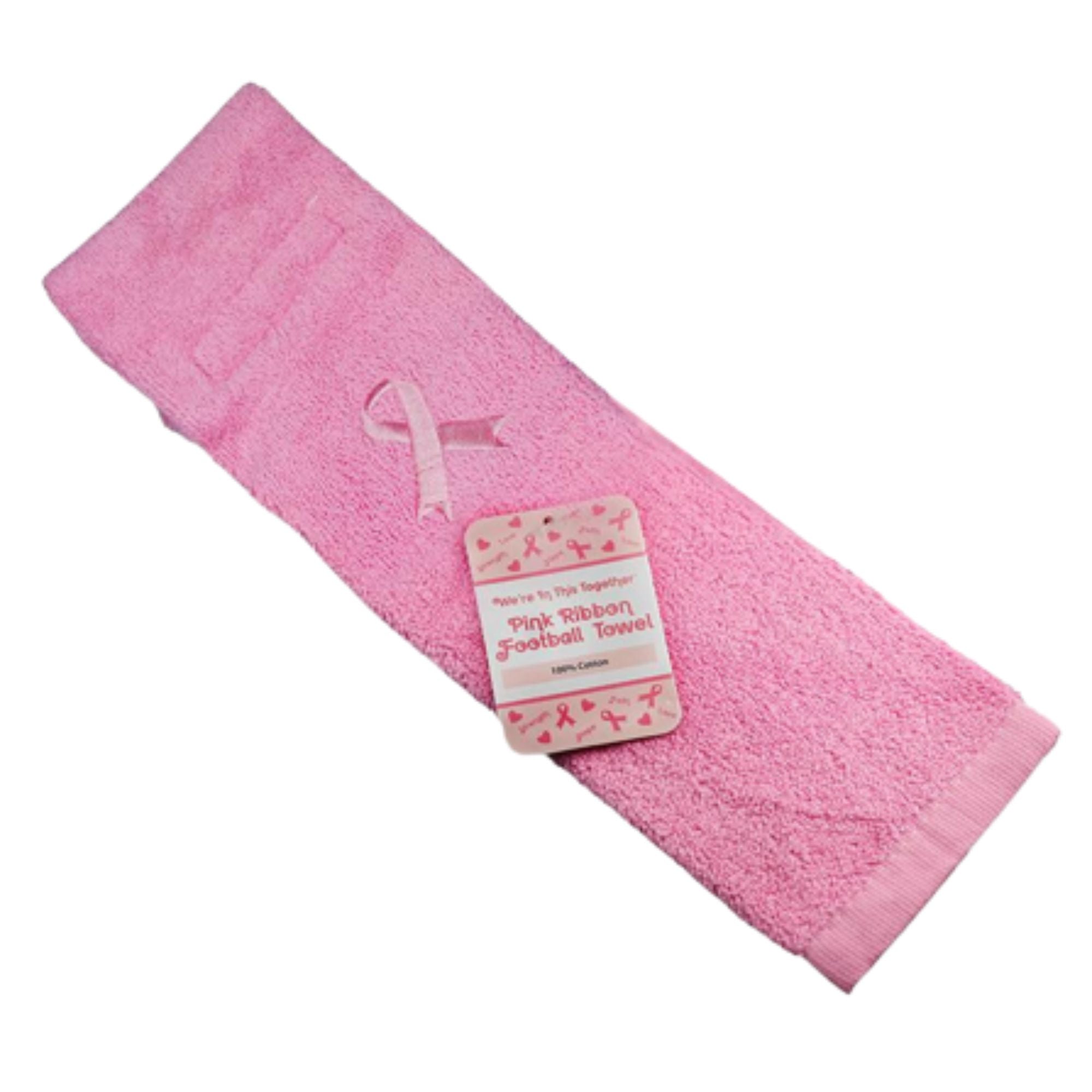 Breast Cancer Pink Ribbon Football Towels