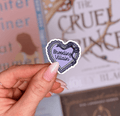 Brooding Villain Heart Sticker