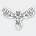 Geo Eagle Sticker