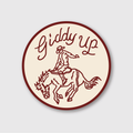 Giddy Up Sticker