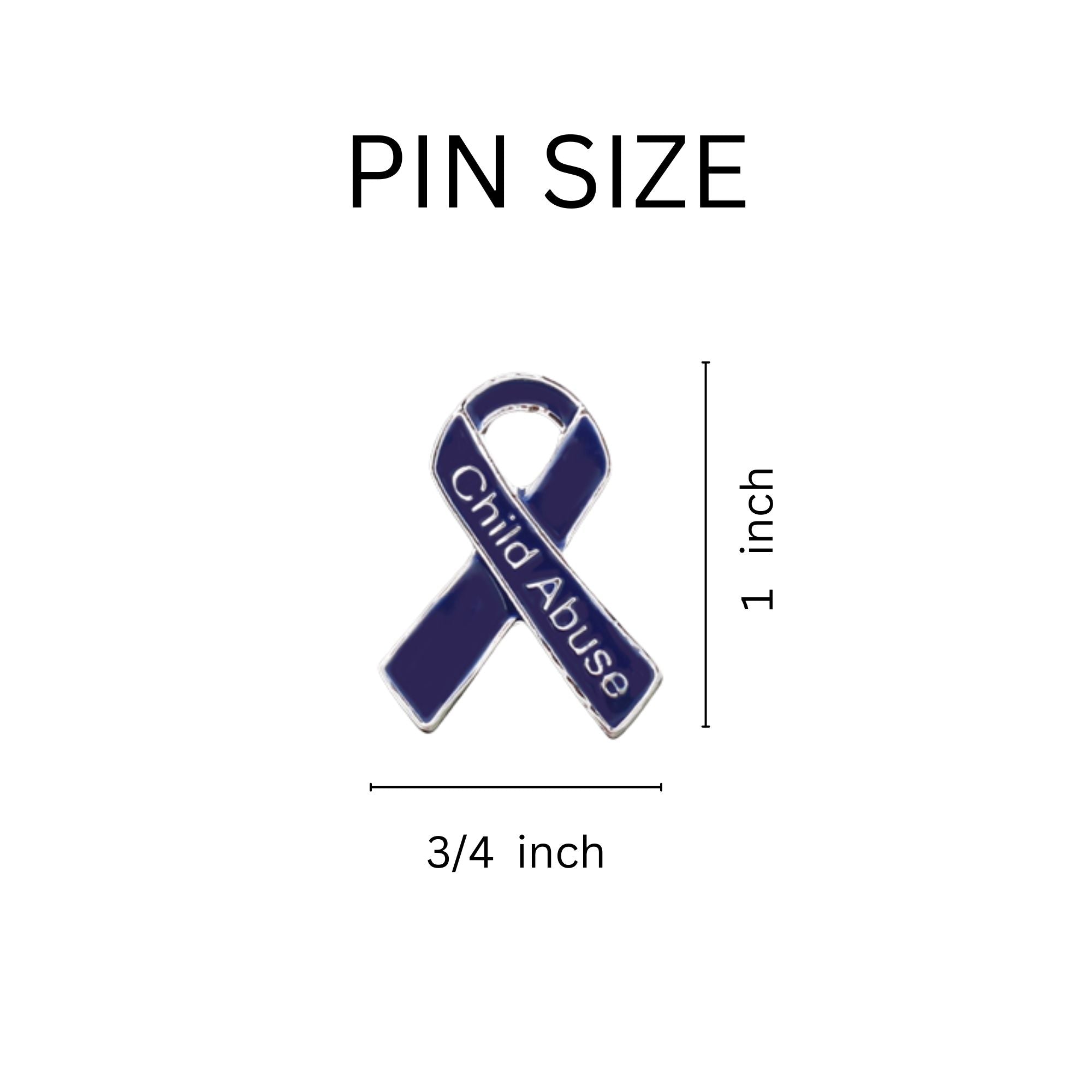 Child Abuse Awareness Ribbon Pins