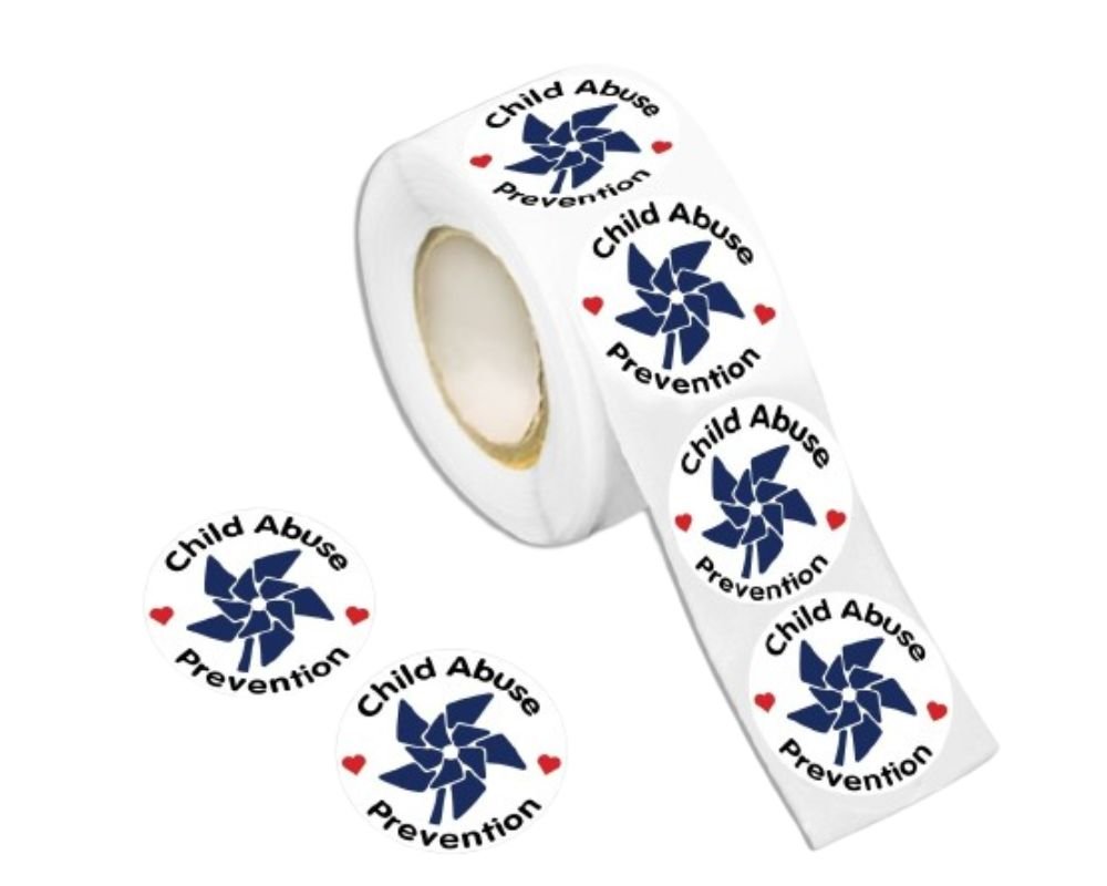 Child Abuse Awareness Stickers