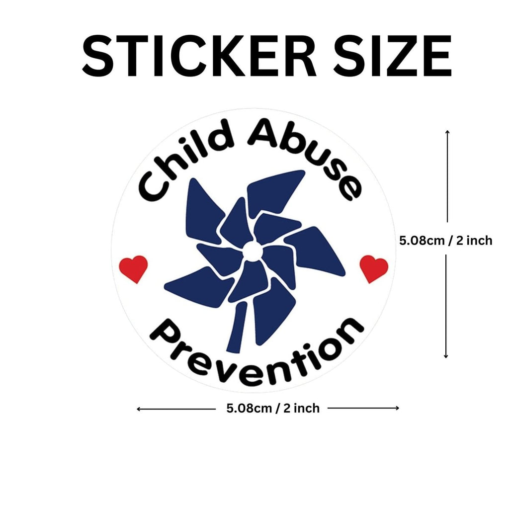 Child Abuse Awareness Stickers