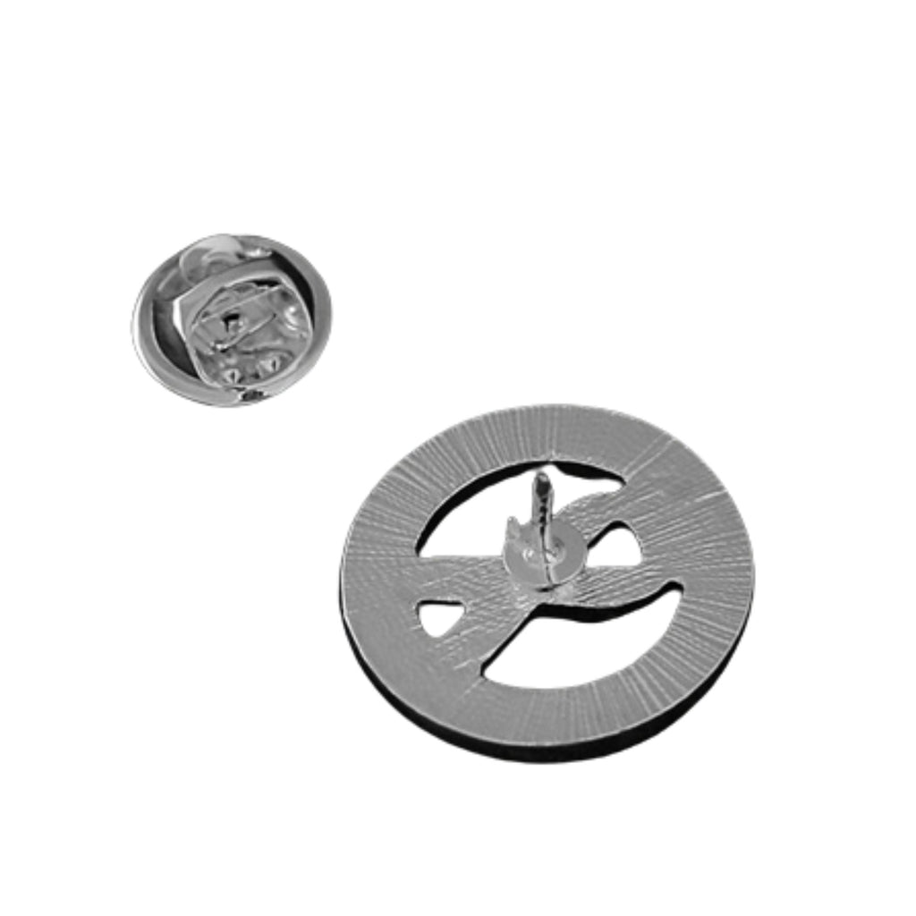Circle Domestic Violence Awareness Ribbon Pins