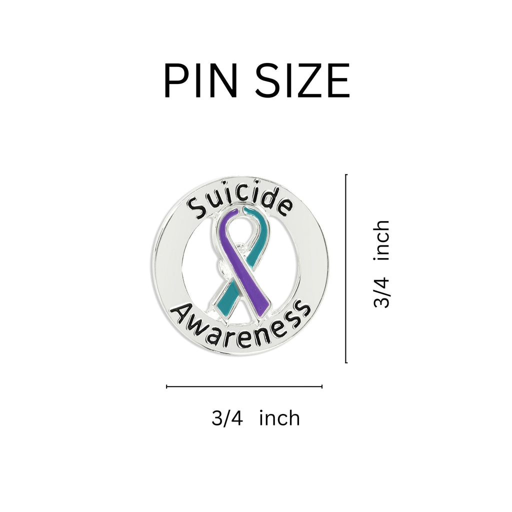 Circle Suicide Awareness & Prevention Pins