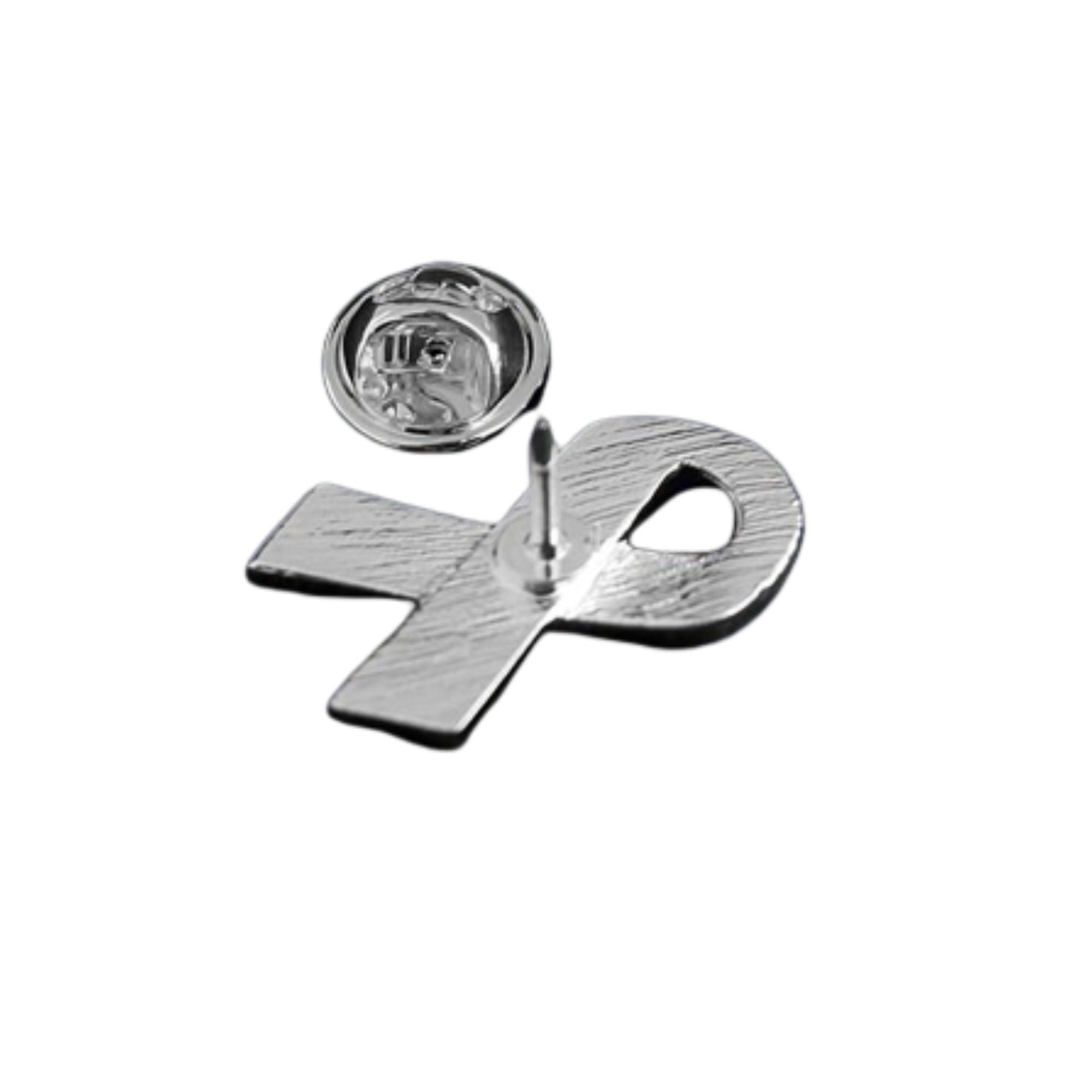 10 Pack Colon Cancer Awareness Ribbon Pins