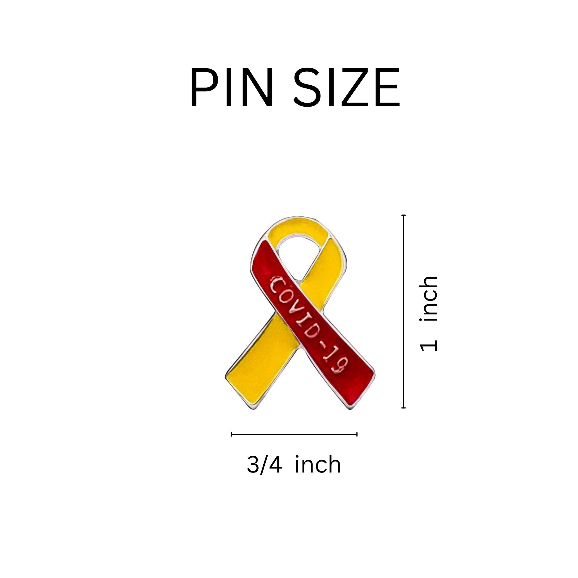 Covid 19 Ribbon Pins