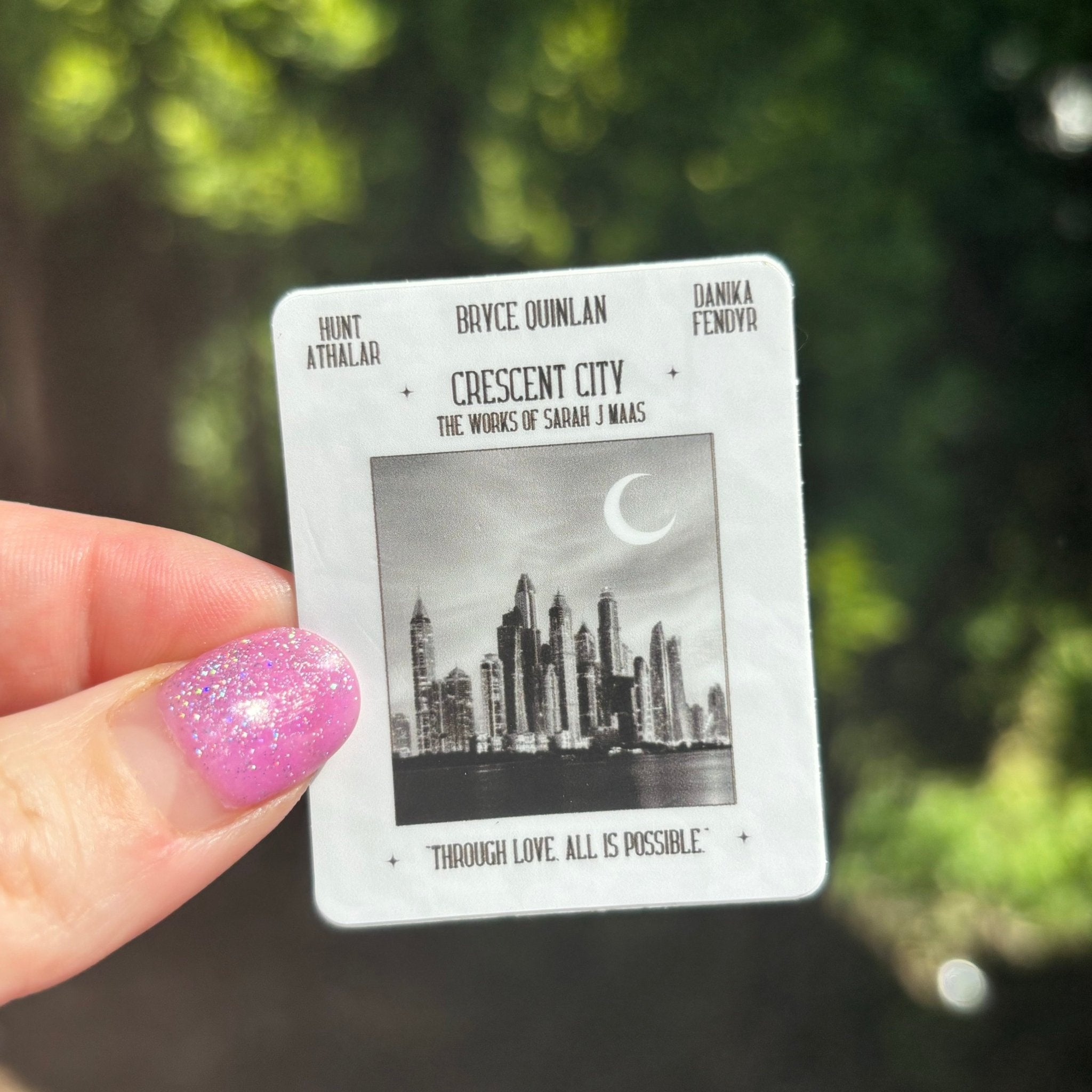 Crescent City Film Poster Sticker
