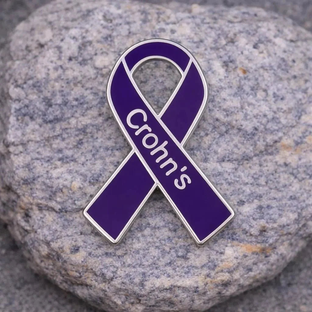 Crohn's Disease Awareness Ribbon Pins