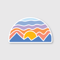 Mosaic Mountain Sticker