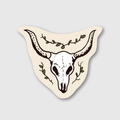 Longhorn Skull Sticker