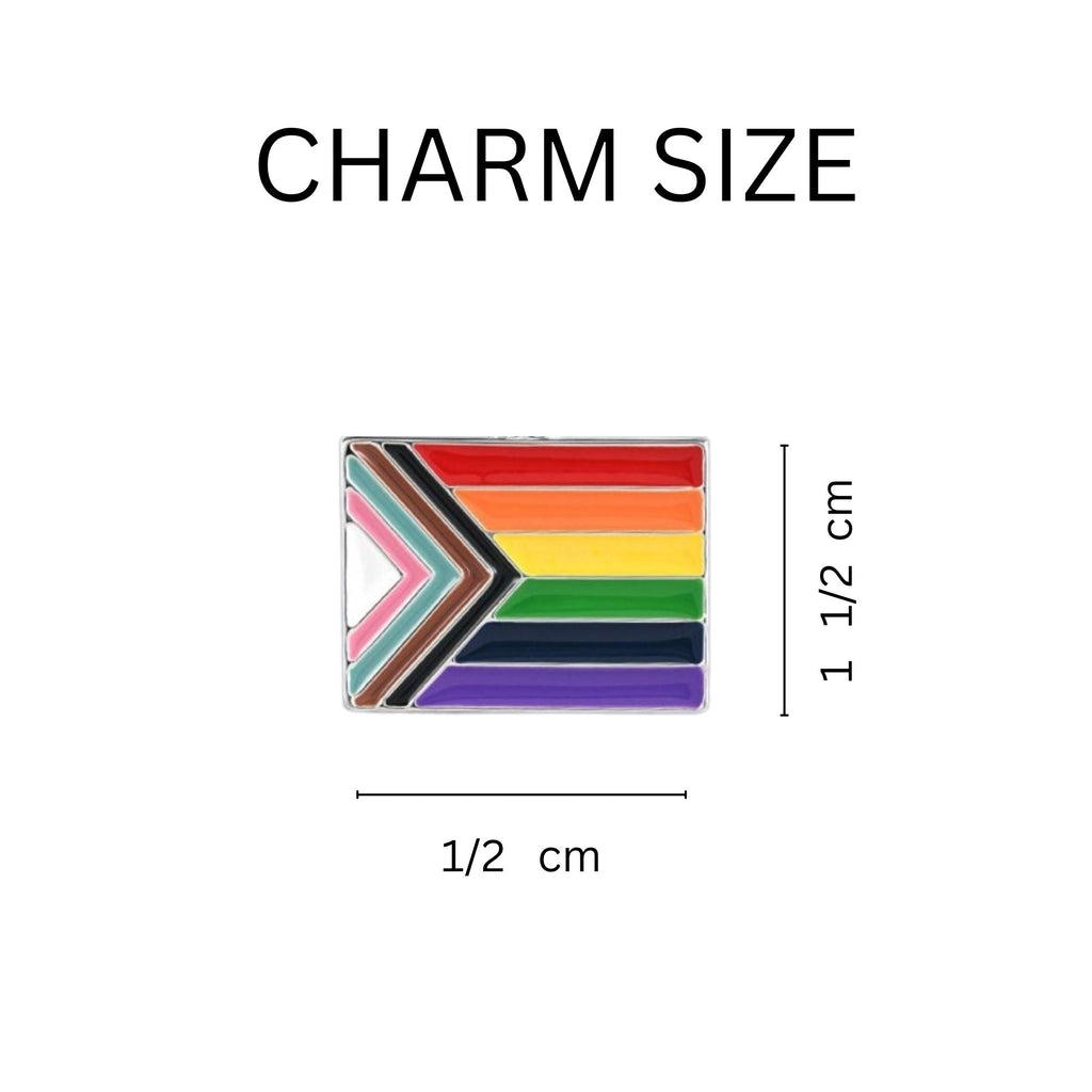 Daniel Quasar Flag Charm Stretch Bracelets