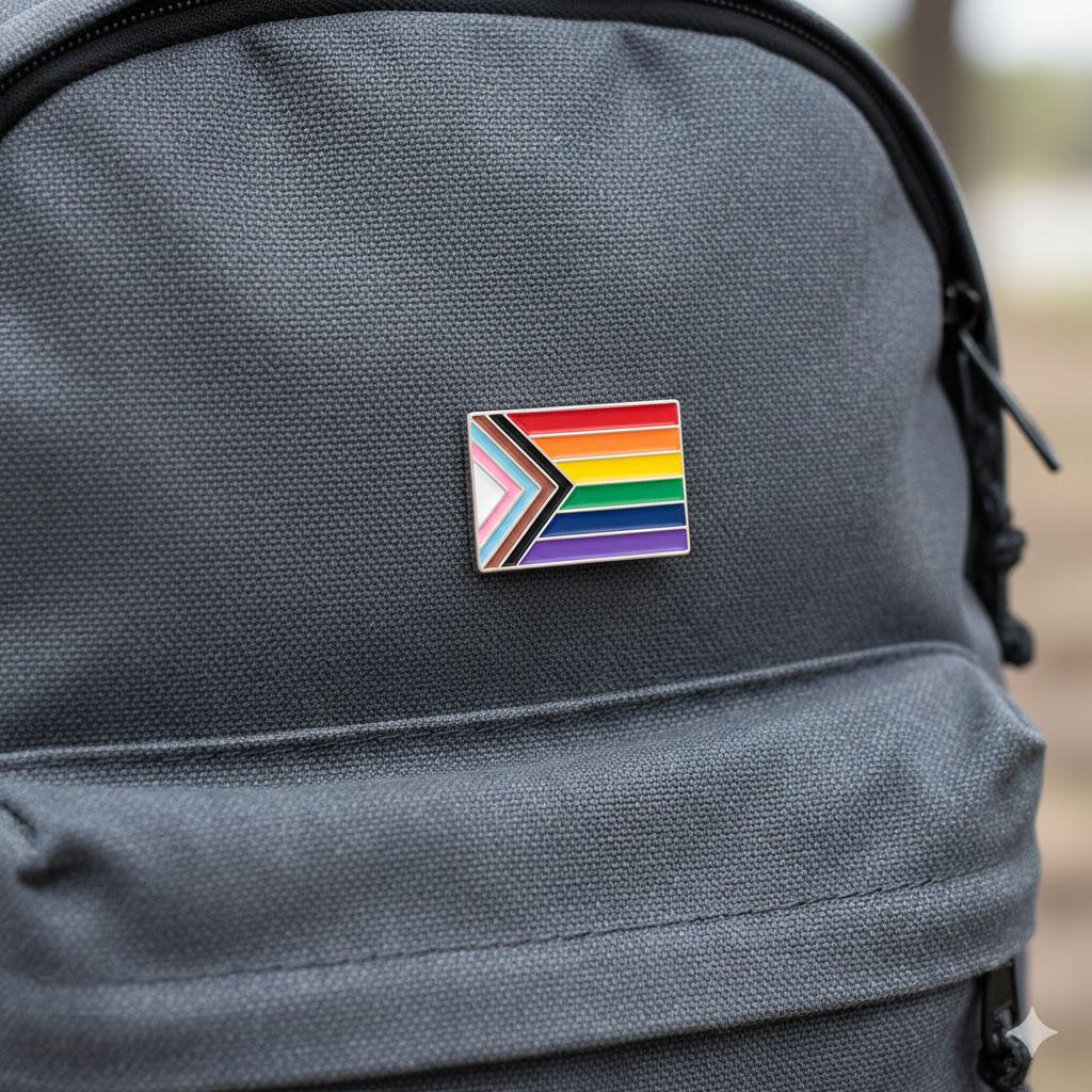 Daniel Quasar Flag Lapel Pins
