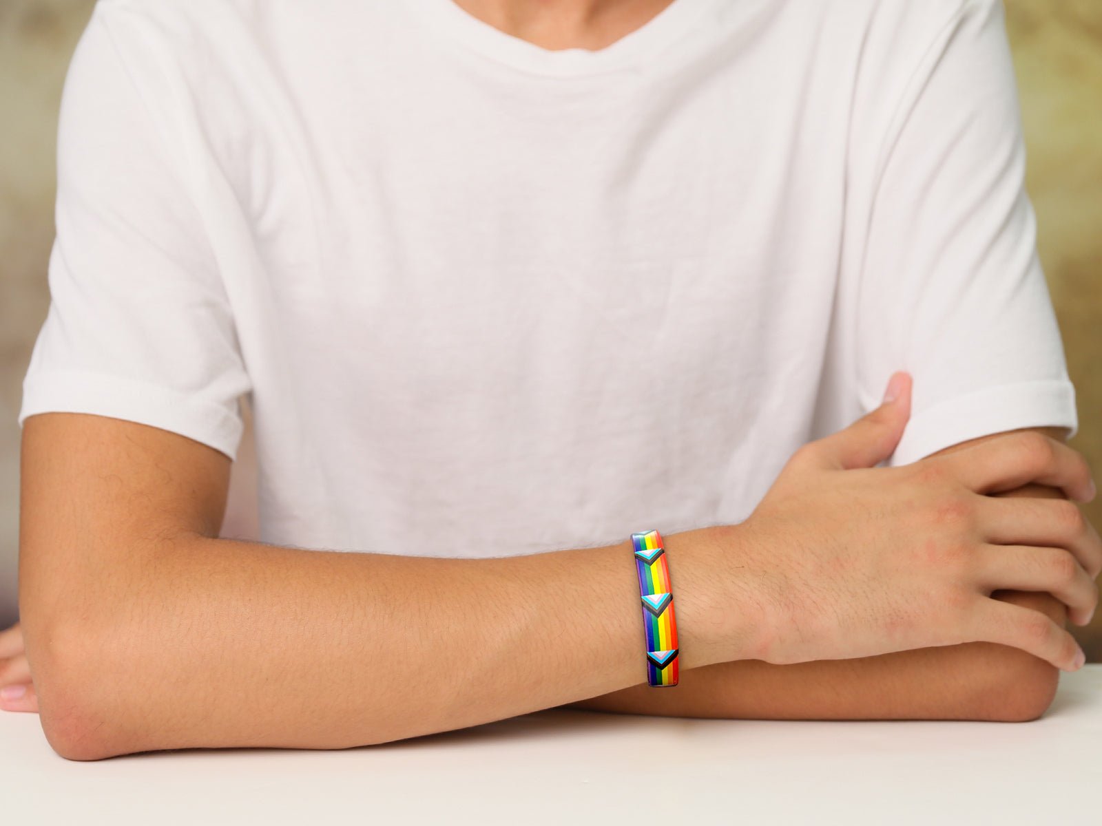 Daniel Quasar Flag Silicone Bracelets